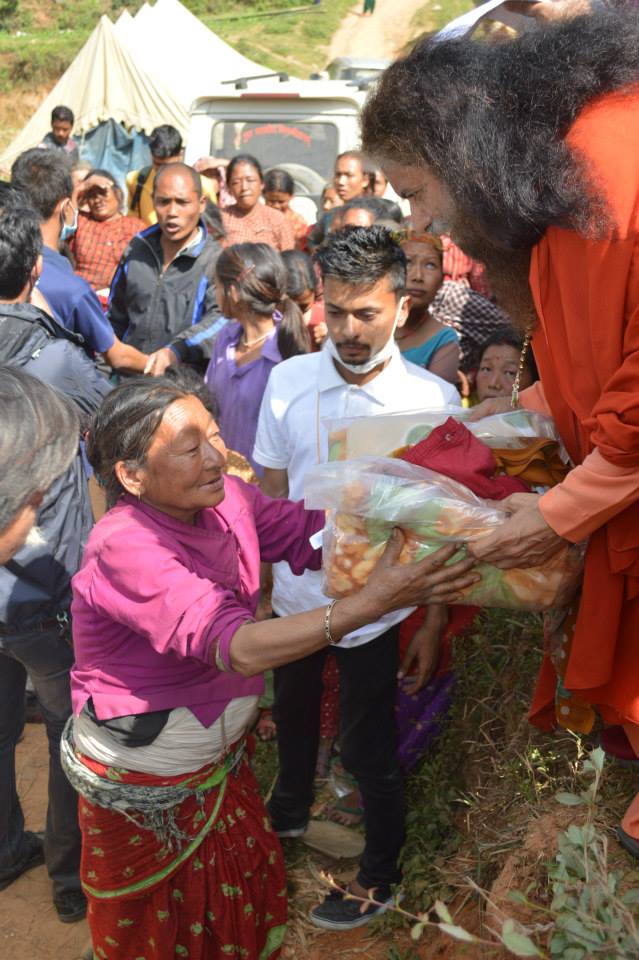 Pujya Swamiji in Nepal (1)